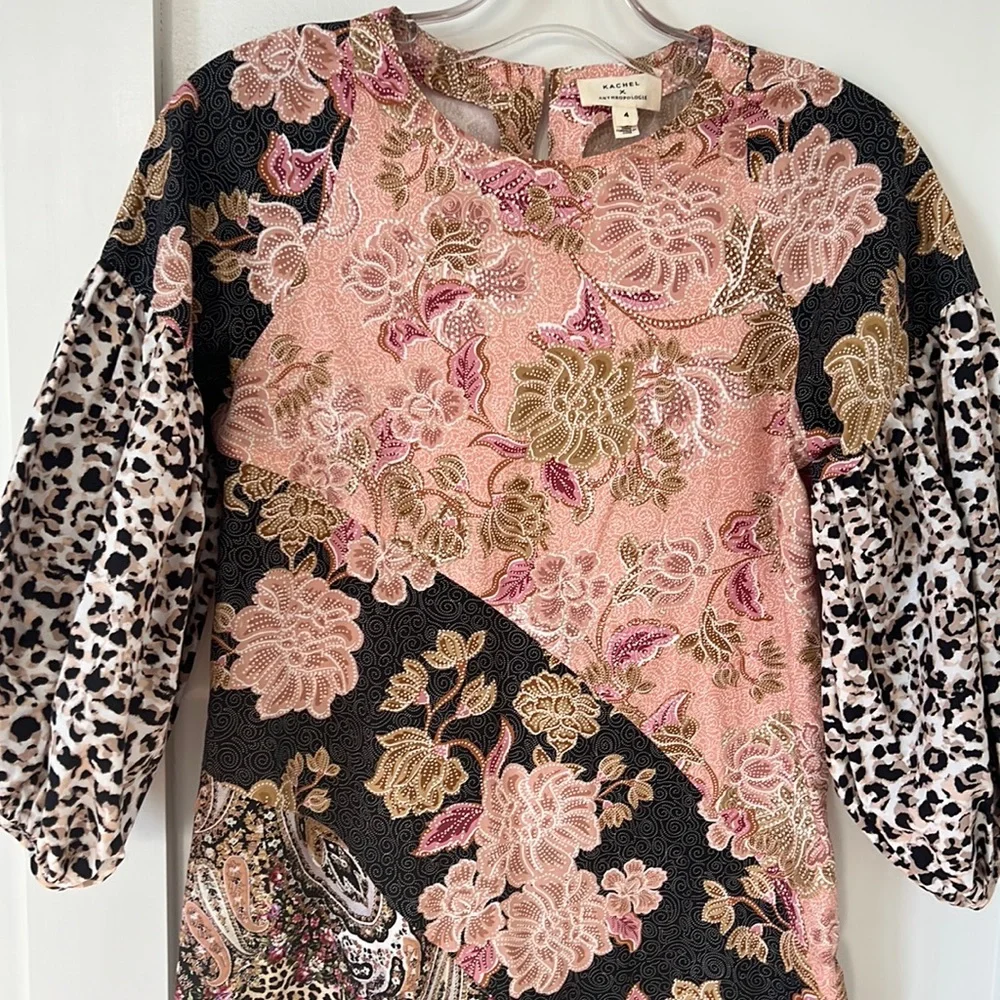 Anthropologie x Kachel Evangeline Midi Dress Size 4 - Picture 6 of 14